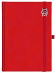 Opakowanie Kalendarz A5 tygodniowy Cross z gumką z azurową datówka Czerwony