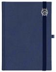 Opakowanie Kalendarz B5 dzienny Cross z gumką z azurową datówka Granat