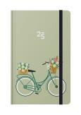 Opakowanie Kalendarz kieszonkowy 2025 T Rower z kwiatami ALBI