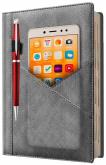 Opakowanie Kelendarz 2025 A5 dzienny z gumką szary