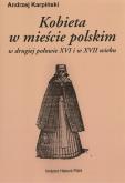 Okładka książki Kobieta w mieście polskim w drugiej połowie XV