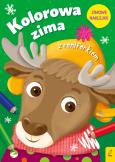 Okładka książki Kolorowa zima z reniferkiem