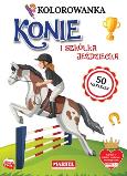 Okładka książki Kolorowanka Konie i szkółka jeździecka