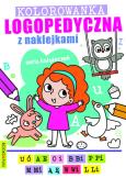 Okładka książki Kolorowanka logopedyczna z naklejkami 1