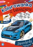 Okładka książki Kolorowanka z tatuażami. Samochody wyścigowe