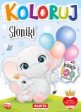Okładka książki Koloruj - Słoniki