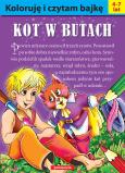 Koloruję i czytam bajkę. Kot w butach. Autor: Artur Łobuś. Dobreksiazki.pl Okładka książki Koloruję i czytam bajkę. Kot w butach