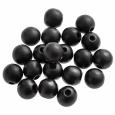 Opakowanie Koraliki drewniane 16mm 20szt matowa czerń