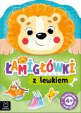 Okładka książki Łamigłówki z lewkiem. Książeczka z naklejkami 4+