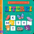 Okładka książki Literki. Przedszkolak myśli, uczy się i nakleja