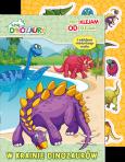 Okładka książki Lubię Dinozaury. Przyklejam Odklejam. W krainie dinozaurów