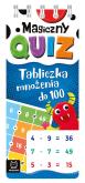 Okładka książki Magiczny quiz. Tabliczka mnożenia do 100. Spirala