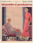 Okładka książki Manekin w peniuarze. Moda w II RP