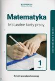 Okładka książki Matematyka LO 1 Maturalne karty pracy ZR cz.1 2019