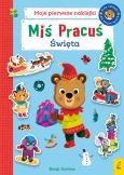 Okładka książki Miś Pracuś Święta Książka z naklejkami
