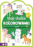 Okładka książki Moje słodkie kolorowanki. Koniki