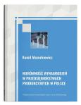 Okładka książki Nierówność wynagrodzeń w przedsiębiorstwach produkcyjnych w Polsce