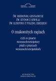 Okładka książki O znakomitych mężach czyli co pisarze wczesnochrześcijańscy pisali o pisarzach wczesnochrześcijańskich