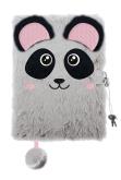 Opakowanie Pamiętnik z kłódką 3D włochacz A5 96k Bambino PANDA