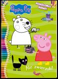 Okładka książki Peppa Pig. Pokoloruj świat cz.4