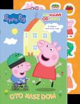 Okładka książki Peppa Pig. Przyklejam Odklejam 6. Oto nasz dom