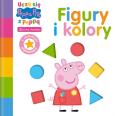 Okładka książki Peppa Pig. Uczę się z Peppą cz.1 Figury i kolory