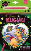Okładka książki Piękne kucyki. Zdrapywanka z rysikiem