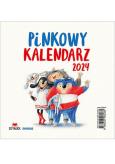 Okładka książki Pinkowy kalendarz 2024