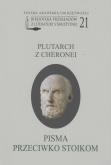 Okładka książki Plutarch z Cheronei - Pisma przeciwko stoikom