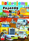 Okładka książki Pojazdy. Kolorujemy