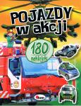 Okładka książki Pojazdy w akcji 180 naklejek