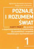 Okładka książki Poznaję i rozumiem świat Karty Pracy część 1