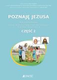 Okładka książki Poznaję Jezusa cz.2 Karty pracy dla uczniów ze specjalnymi potrzebami edukacyjnymi i trudnościami