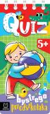 Okładka książki Quiz bystrego przedszkolaka.  +. Quiz malucha
