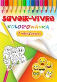 Okładka książki Savoir-vivre kolorowanka