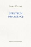 Okładka książki Spektrum immanencji