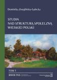 Okładka książki Studia nad strukturą społeczną wiejskiej Polski