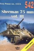 Okładka książki Tank Power vol. CCLX Sherman 75 mm vol III nr 542