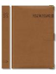Opakowanie Terminarz 2023 B6 Lux brązowy z zapinką