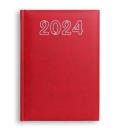 Opakowanie Terminarz 2024 A5 dzienny Standard - czerwony