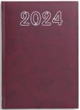 Opakowanie Terminarz 2024 B6 dzienny - bordowy