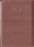 Opakowanie Terminarz 2025 tygodniowy A4 Divas z gąbką brąz