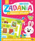 Okładka książki Wesołe zadania z królikiem magikiem. Aktywizująca książeczka z naklejkami 4+