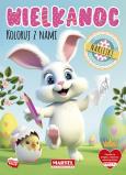 Okładka książki Wielkanoc. Koloruj z nami z naklejkami