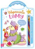 Okładka książki Wspaniałe lamy. Malowanka z naklejkami. Zaczarowana kredka