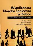 Okładka książki Współczesna filozofia społeczna w Polsce