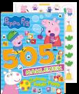 Okładka książki Zadania świnki Peppy. Świnka Peppa. 505 naklejek