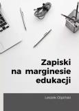 Okładka książki Zapiski na marginesie edukacji