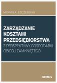 Okładka książki Zarządzanie kosztami przedsiębiorstwa z perspektywy gospodarki obiegu zamkniętego