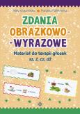 Okładka książki Zdania obrazkowo-wyrazowe - sz, ż, cz, dż w.2022